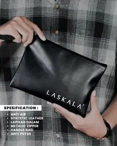 Laskala Premium Clutch Bag B01 Hitam