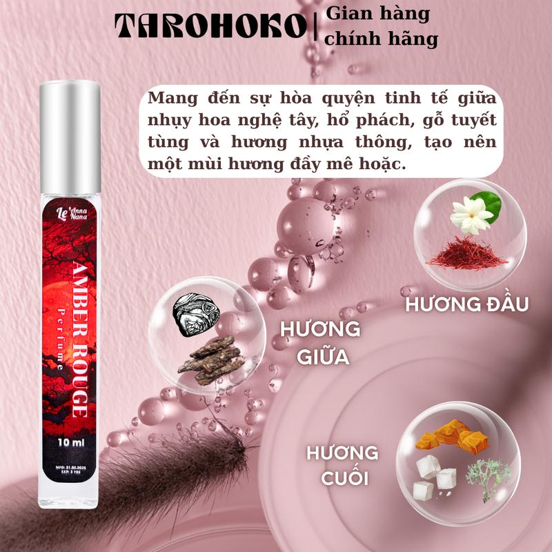 Amber Rouge - Nước hoa unisex Nam Nữ 10ml - Lưu Hương dài lâu 2