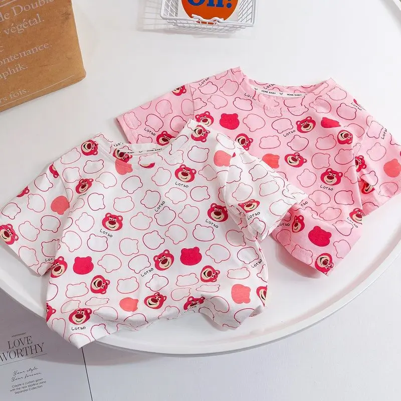 BAJU KAOS LENGAN PENDEK ANAK PEREMPUAN MOTIF LOTSO LEMBUT OVERSIZE T 0
