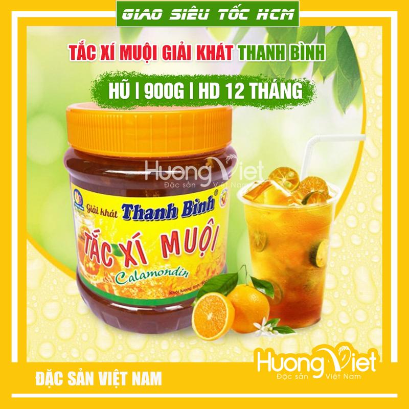  Tắc xí muội Thanh Bình Tắc xí muội chua chua ngọt ngọt giải khát mùa hè hũ 900g 