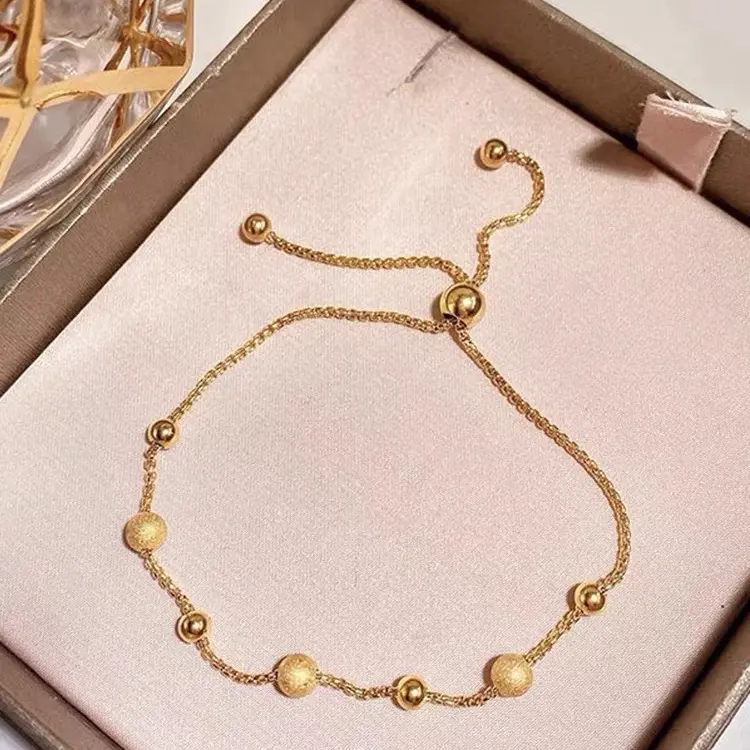 Celins Jewelry - Gelang Serut Boba Gradiasi Titanium Anti Karat 1