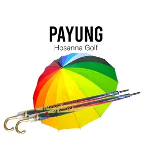 Payung Golf Pelangi Ukuran Jumbo