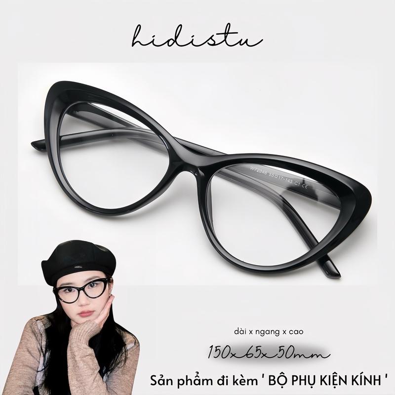 BẢN NÂNG CẤP Gọng kính mắt mèo gọng nhựa. Dánh kính trung bình to phù hợp tất cả mọi dáng mặt nhỏ tròn vừa to