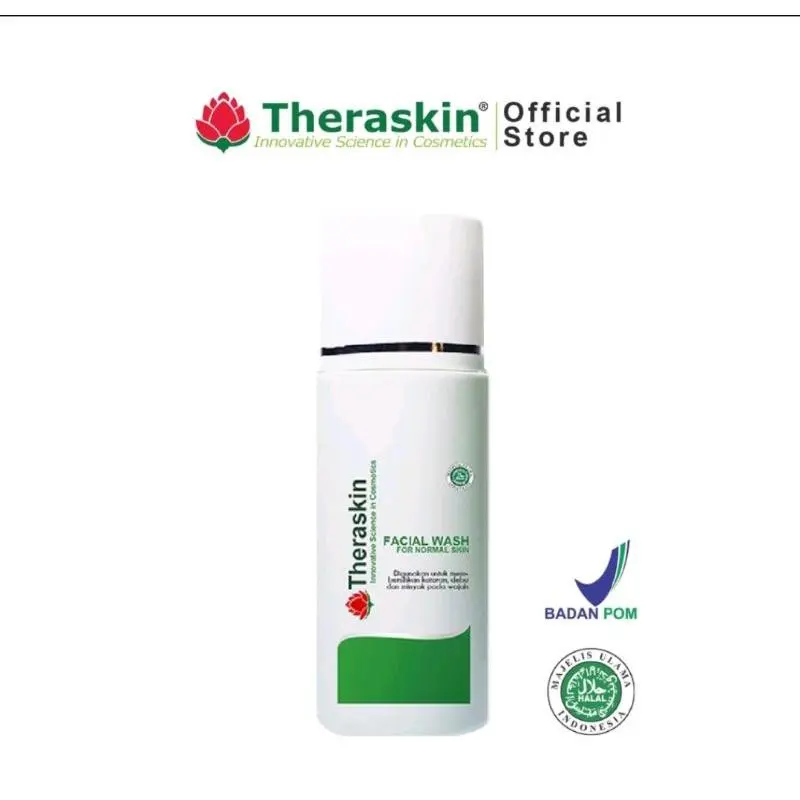 theraskin facial wash normal  / SHASY GLOW facial wash normal ALOE VERA original termurah