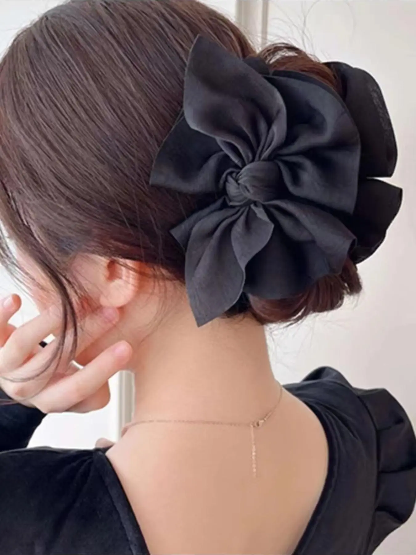 Women's Elegant Bowknot Design Hair Claw, Valentine's Day Gift, Cute Trendy Hair Claw, Fashionable Hair Accessories for Daily & Party Hairstyle Decoration