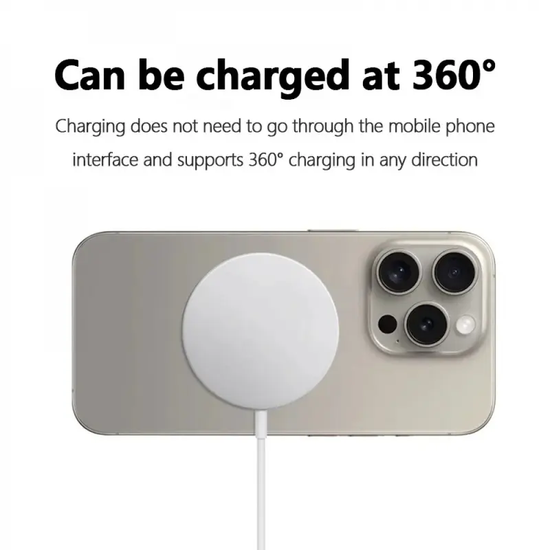 Sạc không dây từ tính, PD 20W, USB C loại, Bộ sạc không dây MagSafe, Tương thích với iPhone 15 Pro Max, 12, 14, 13, 8 plus, Xs, X, Sạc nhanh Phụ Kiện 1