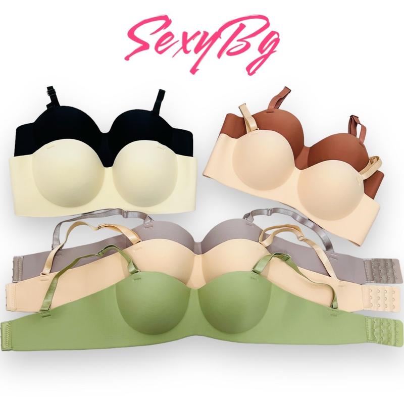 3 Áo Lót Nữ Cup Ngang Đệm Bàn Tay 3 Phân Không Gọng Đệm Êm Mềm Màu Sắc Nhẹ Nhàng Top Bra Áo Ngực Women