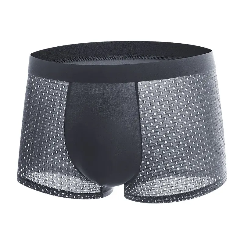 Mesh Ice Silk Mesh Underwear Men's Boxer Boxer Briefs
