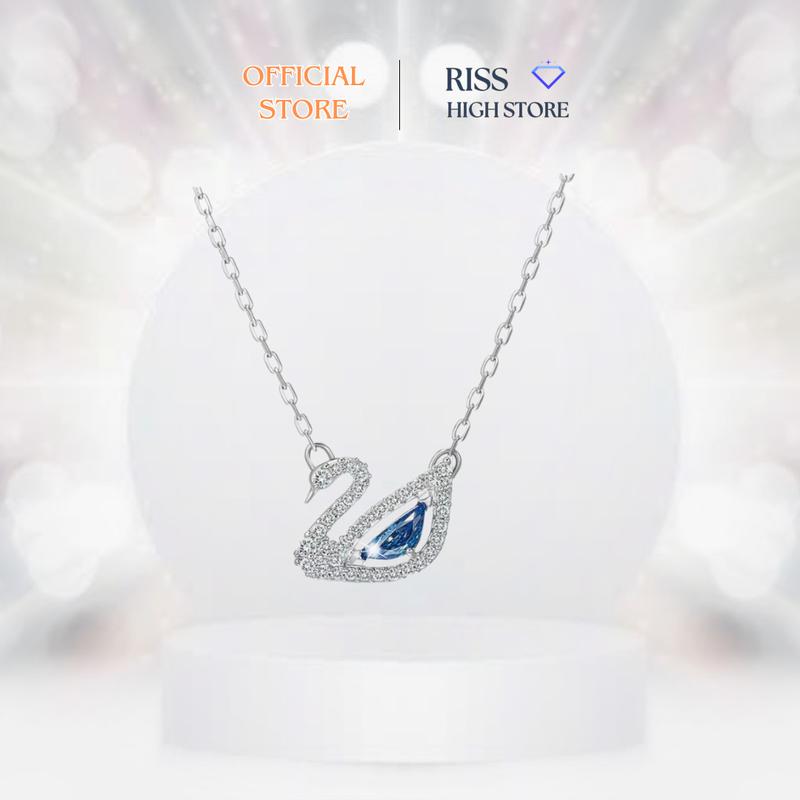 Dây chuyền thiên nga đá xanh dương sang trọng Chain Women RISS HIGH STORE LIFE AND JEWELRY 0