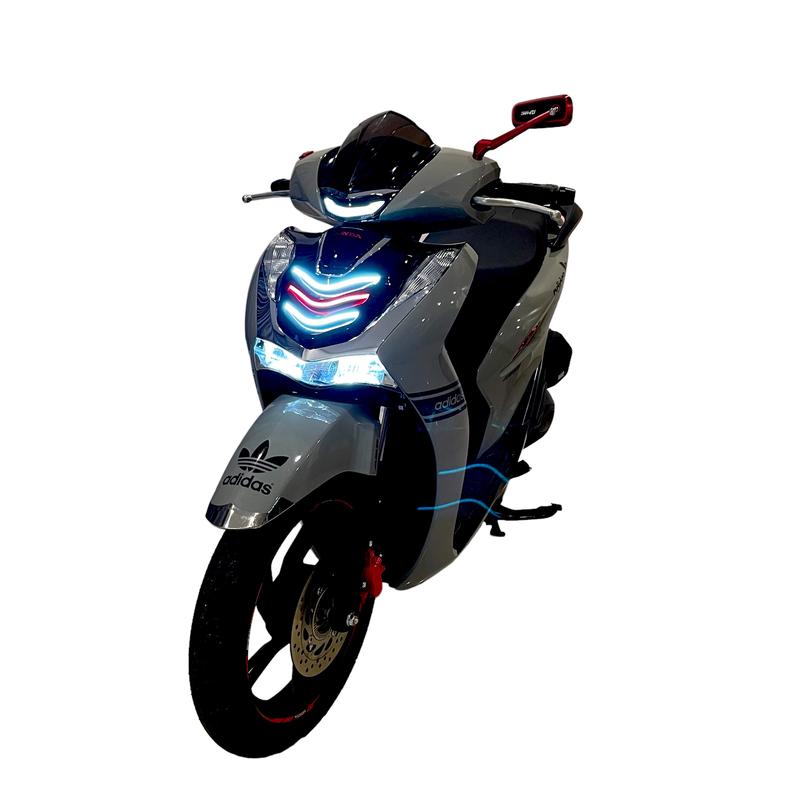 Mặt Nạ Dành Cho SH - Loại 3 Sọc Độ Thêm Led - Lắp Cho Xe Sh 125i 150i 160i Đời Từ 2020 - 2023 Nhãn Dán Tem Đồ Chơi Phụ Kiện Phụ Tùng Xe Máy