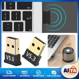 USB Bluetooth Adapter Reveiver Dongle Wireless 5.0 5.3 Bluetooth Receiver PC Laptop Universal
