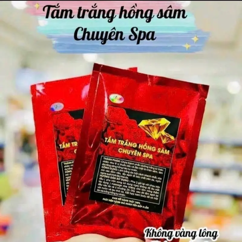 GIÓ TẮM TRẮNG HỒNG SÂM CHUYÊN SPA