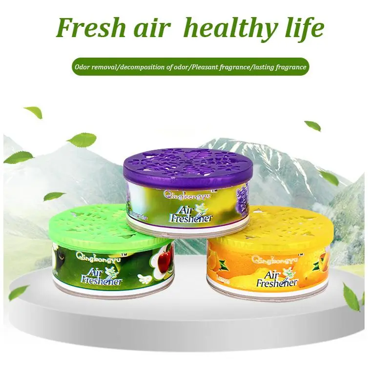 Household Room Bathroom Deodorizing Aromatherapy Solid Air Freshener Car Odor Removal Indoor Bedroom Perfume Cream