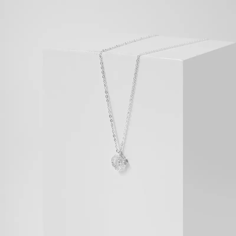Dây chuyền CDE Sparkling Feather White Necklace CDE6076SV - Trang Sức Nữ Women Chain 5