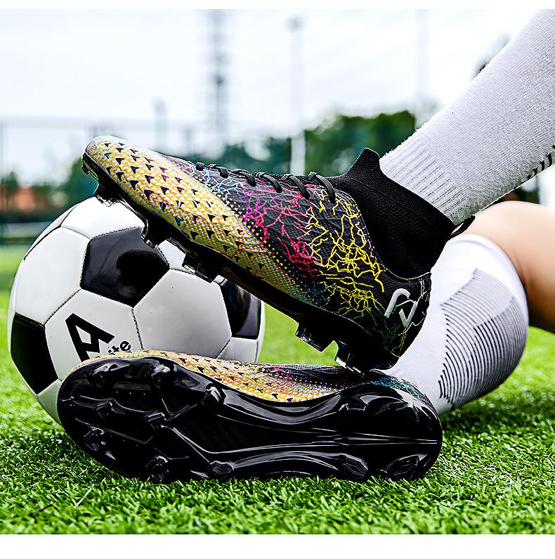 Product Introduction of Spot Spot Sneakers TF Broken Nail AG Firm Ground Soccer Shoes Sneaker Teenagers Men and Women Non-Slip Combat Training Shoes 18