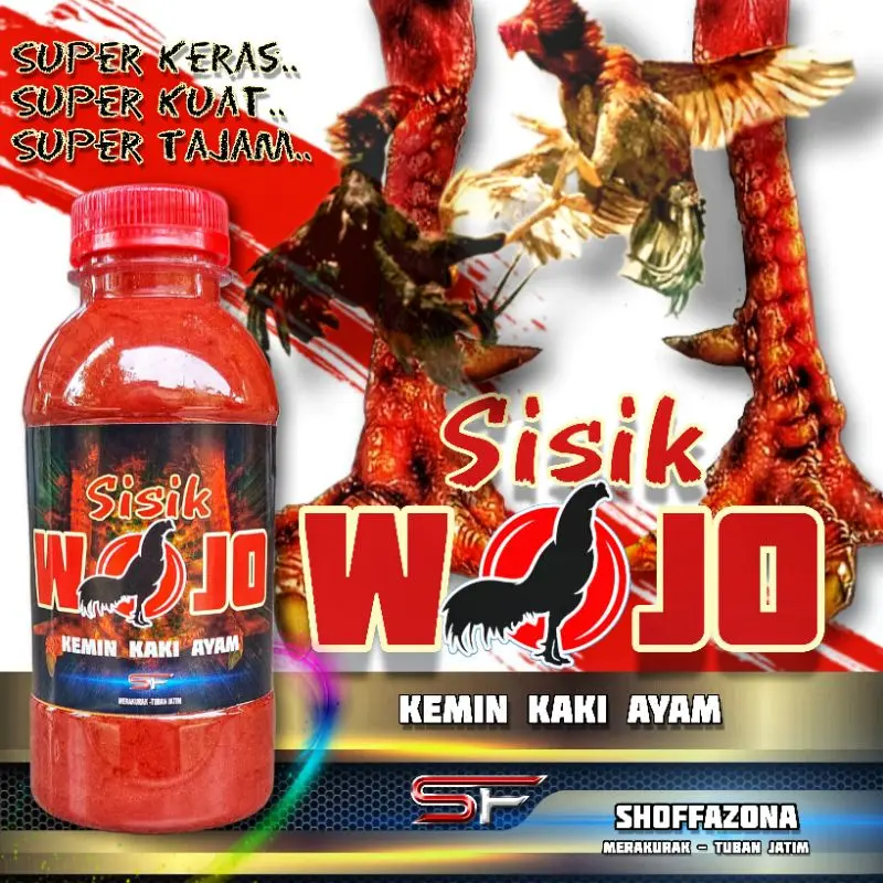 SISIK WOJO Kemin Ayam Aduan Khusus Mengeraskan Kaki Getah Gambir