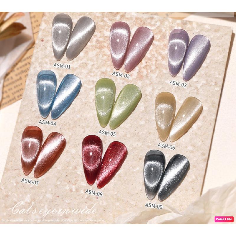 Sơn Gel Mắt Mèo Kim Cương Màu AS Mã ASM 15ml Chính Hãng Nữ
