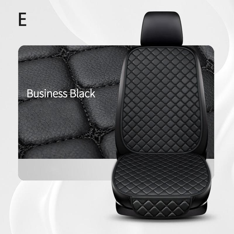 Product Introduction of 3PCS Car Cushion Set Four Seasons General Leather Embroidery Cushion Car Seat Cover Leather Minimalism Wear-resistant Non-slip Cushion 38
