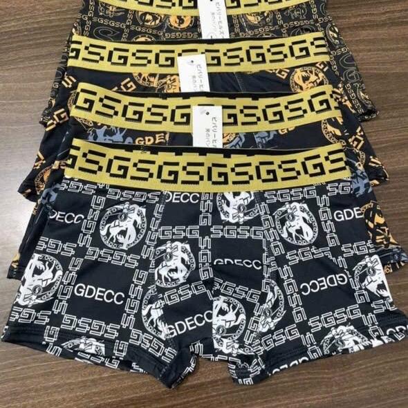 Combo 5 Quần sịp đùi nam HOÀNG GIA, chất liệu thun lạnh co giãn đàn hồi - Menswear, Boxer 2