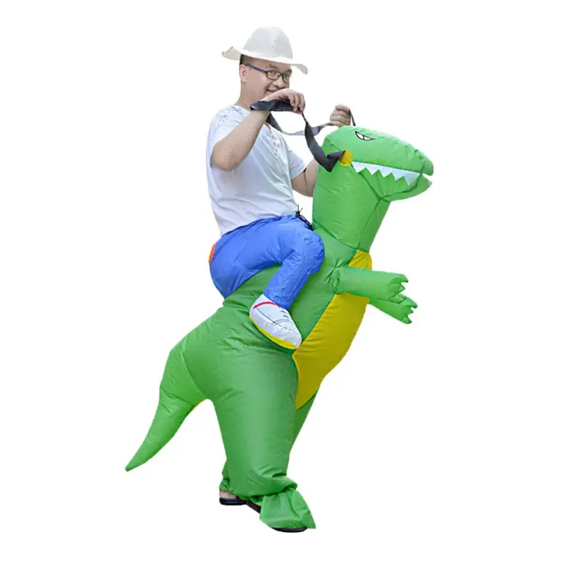 Kostum Dinosaurus Anak Dewasa Kostum Dino Pesta Unik Cosplay Ultah Lucu Badut Angin Inflatable 2