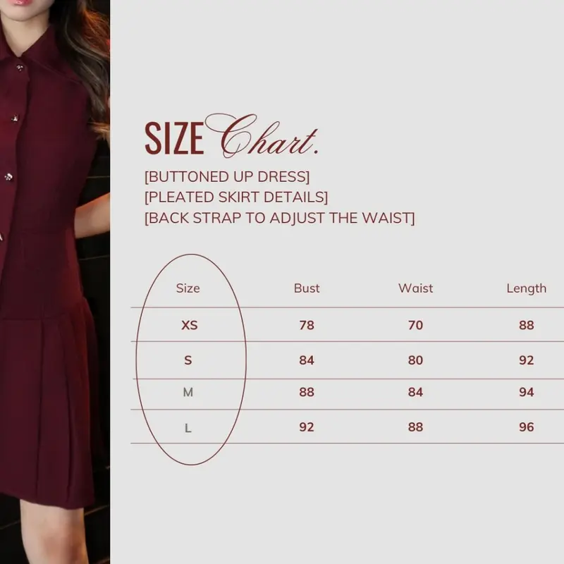 Bearnice - Sadie Collared Mini Dress, Pleated dress with unique button details, Sleeveless dress, Dress pendek wanita, Elegant dress 5
