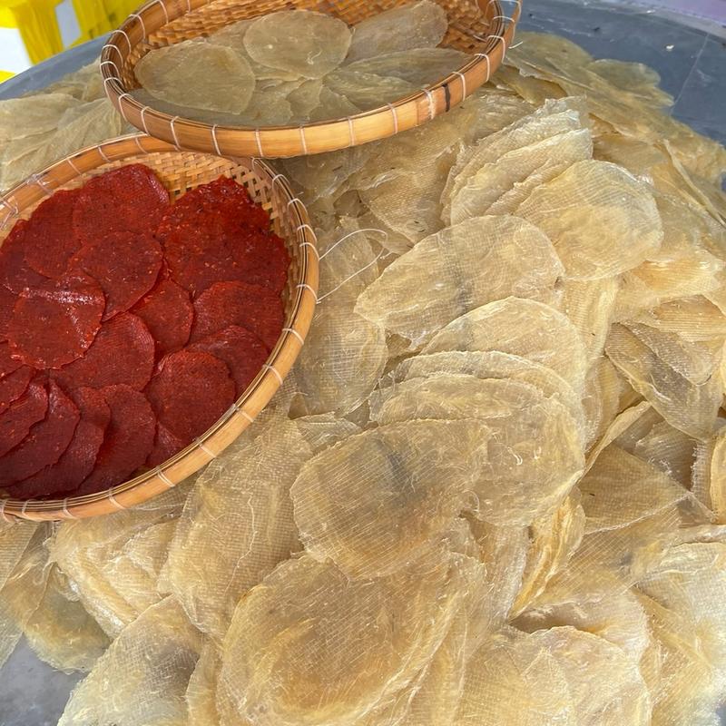 10 miếng Khô bóng trầu tặng 20 miếng cá đỏ( khô tuổi thơ vị ngọt)