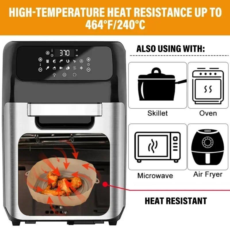 Product Introduction of 1pc Air Fryer Reusable Paper Liner Non-Stick Baking Paper Food Grade Parchment Paper Oil-Proof Kitchen Gadget Cooking Tool 20