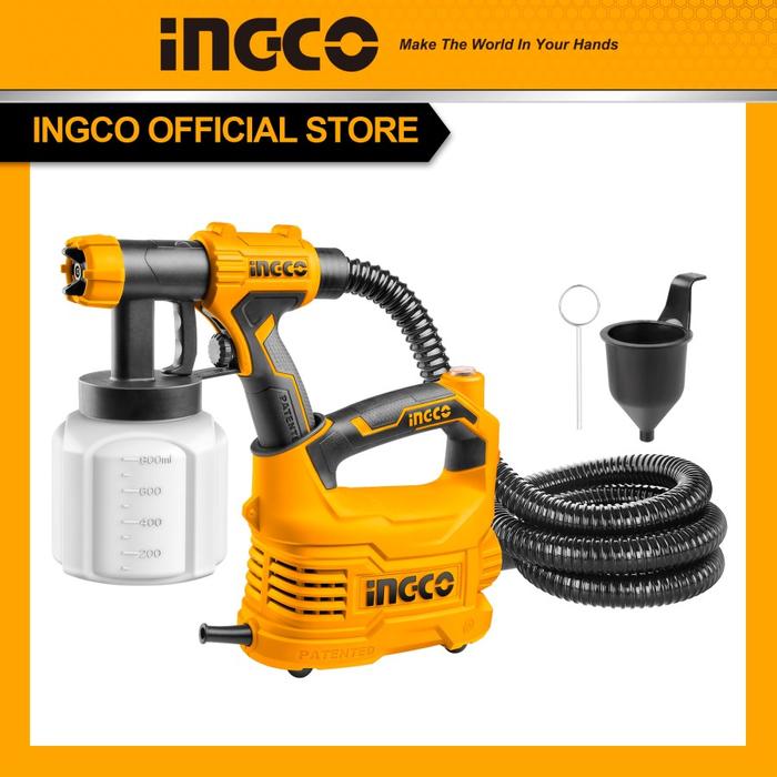 Gambar SPG5008 Cat Semprot Finishing INGCO HVLP Spray Paint Gun Listrik dari INGCO INDONESIA Kota Administrasi Jakarta Pusat Tokopedia