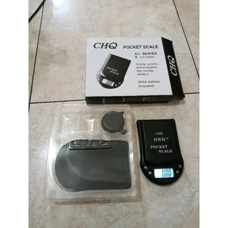 Timbangan Digital Emas, Perak, Berlian Dll Digital CHQ 200gr / Timbangan Emas Pocket Scale Digital CHQ 200gr 4