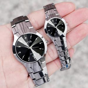 Jam Tangan Tulen, Jualan Panas Dalam Talian, Untuk Wanita dan Lelaki, Warna Keluli Tungsten, Jam Tangan Kalendar Kuarza Lelaki, Jam Tangan Pelajar Pasangan Wanita Watches