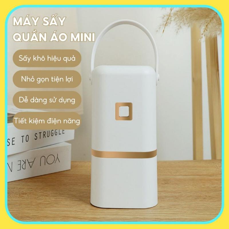 Hàng có sẵn Máy sấy quần áo mini nhỏ gọn du lịch sấy quần áo cho bé diệt khuẩn loại bỏ ẩm móc