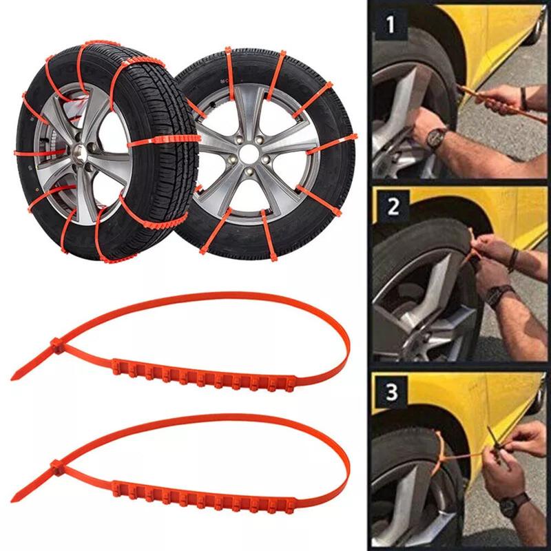 Xích chống trượt, Chu kỳ, Cầm Tay, Chống trượt, Xích tuyết, Xích lốp, Thích hợp cho mùa đông, Lái xe ngoài trời khẩn cấp, Lái xe tuyết, Xích chống trượt 0