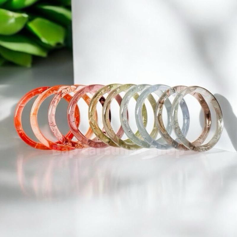 Product Introduction of [ Hàng mới về ] Vòng tay nữ trong suốt , vòng đá nhiều màu xinh xắn ( Tặng kèm hộp ) 13