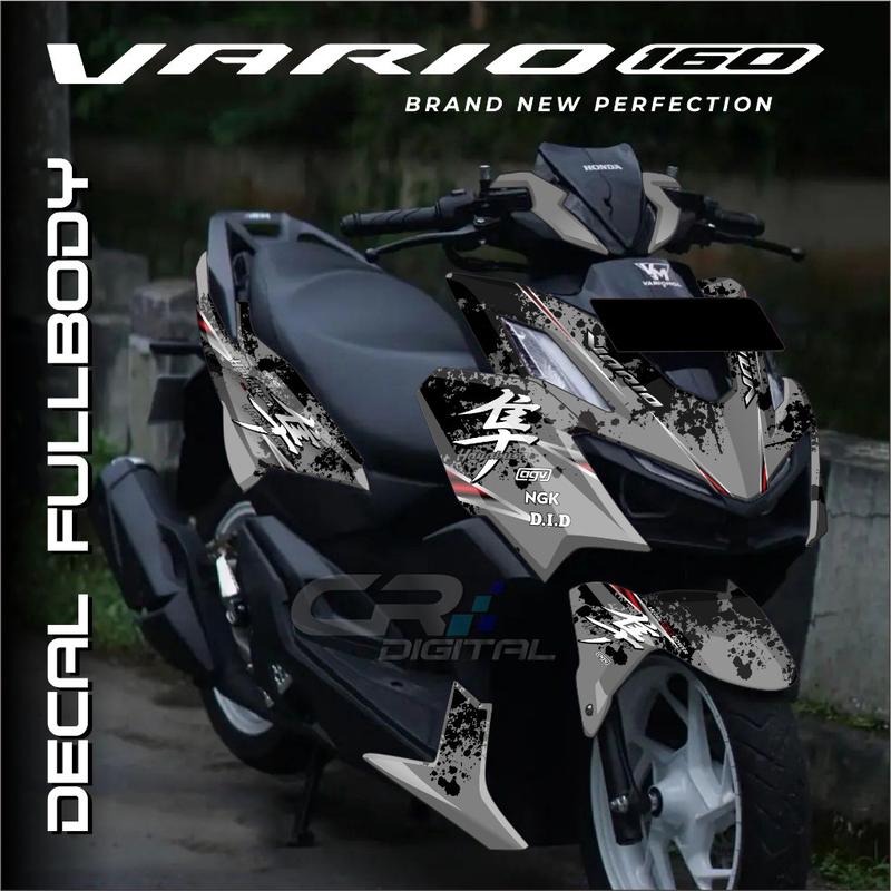 Decal Vario 160 Motif Hayabusa Jepang  +Bonus Laminasi glossy/doff 1