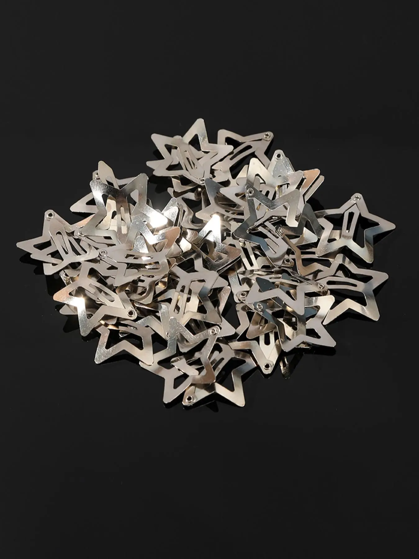 Hollow Star Design Hair Clips, Summer Outfits 2024 Alloy Hair Accessories, Fixed Clips for Fine Bangs, Casual And Versatile Accessories for Women and Girls