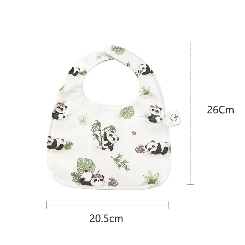 Saliva Towel Baby Class A Pure Cotton Waterproof Bib U-Shaped Absorbent Non-Wet Clothes Baby Eating Bib Manufacturer Wholesale