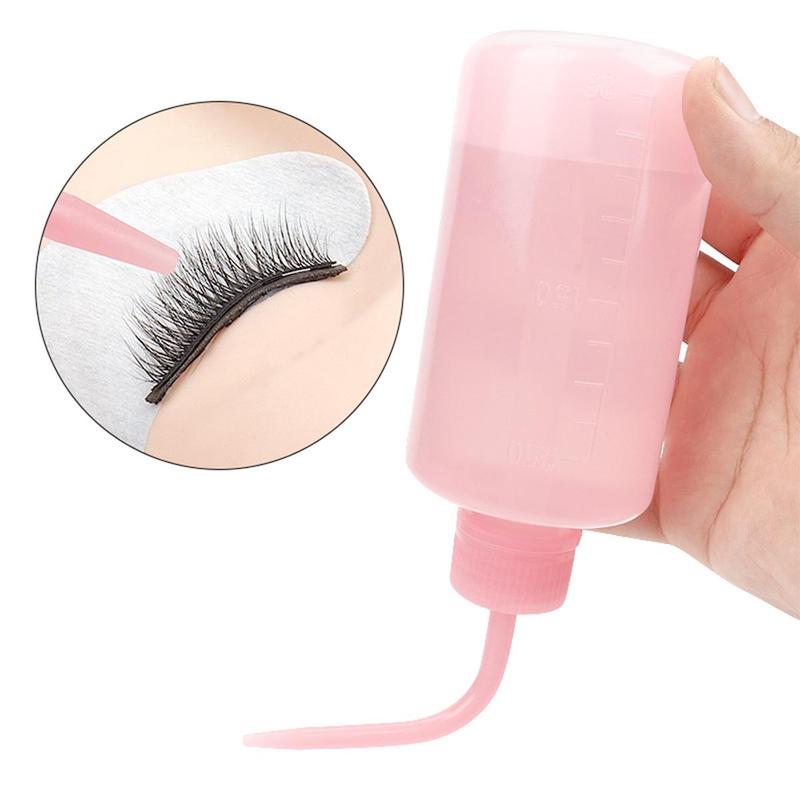 250ml Plastic Empty Bottle, 1 Count Wash Squeeze Bottle with Bent Nozzle for Eyelash Cleaning, Plant Watering Bottle for Indoor and Outdoor 8