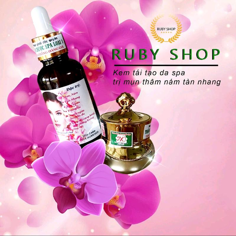 combo kem tái tạo da spa trị mụn thâm nám tàn nhang (kèm bông Gòn) Skincare