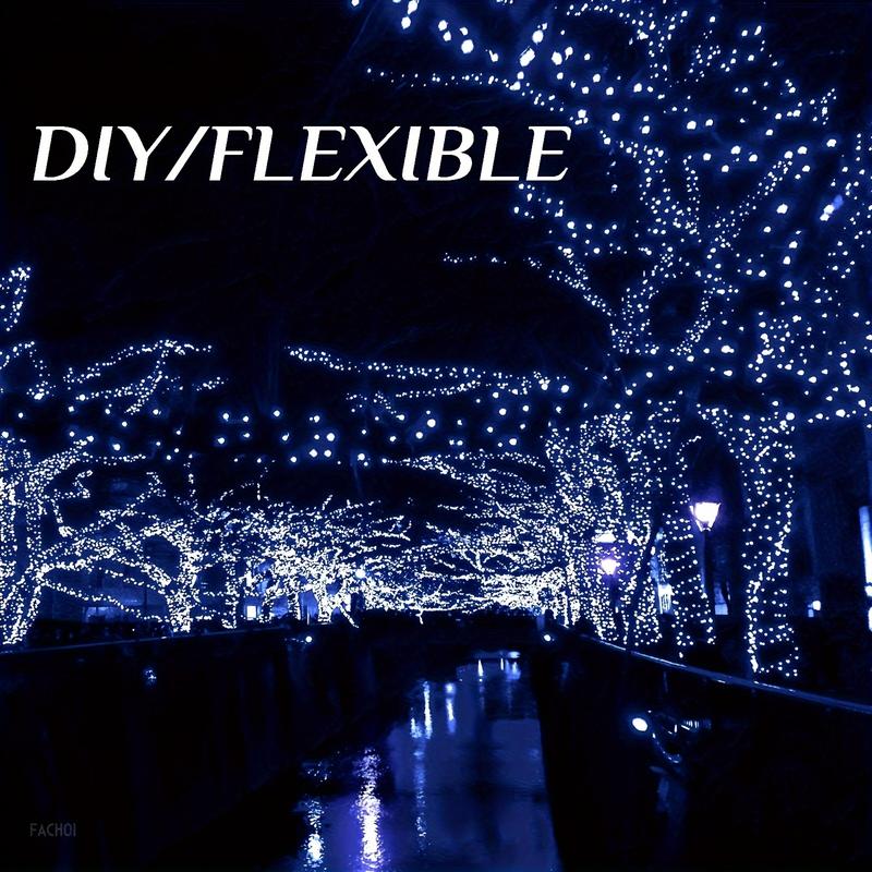 Product Introduction of Solar Fairy Light 300LED Outdoor Oversized Beads And Ultra Bright Solar String Lights Upgraded to 50LED Garden Courtyard Decoration with 8 Modes of Solar Lights 1Pack 7