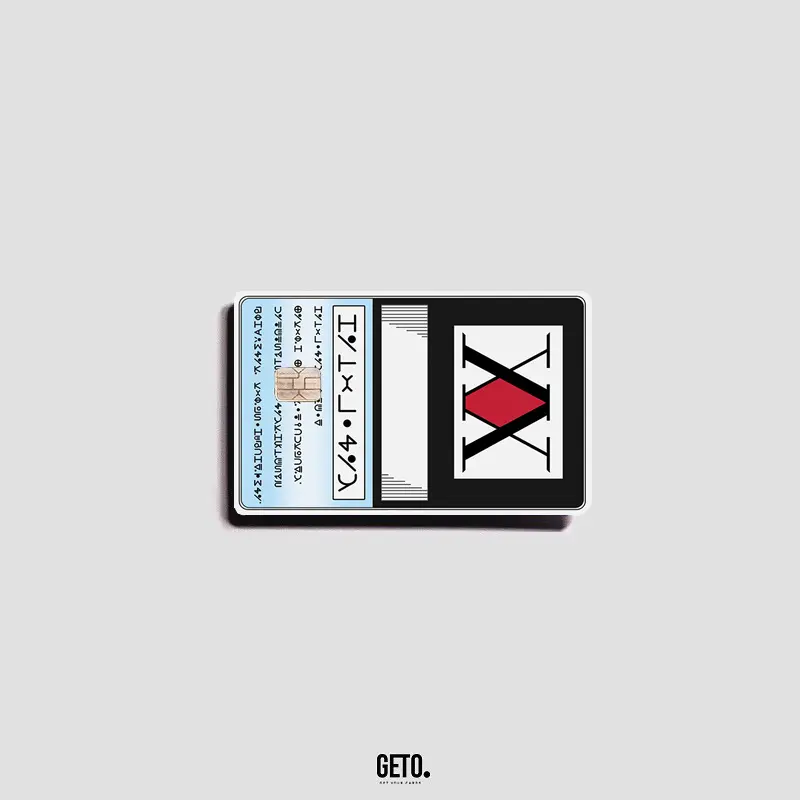 Stiker Sticker Skin Kartu Atm Anime Hunter X Hunter Series | GETOCARD GETO CARDS 2
