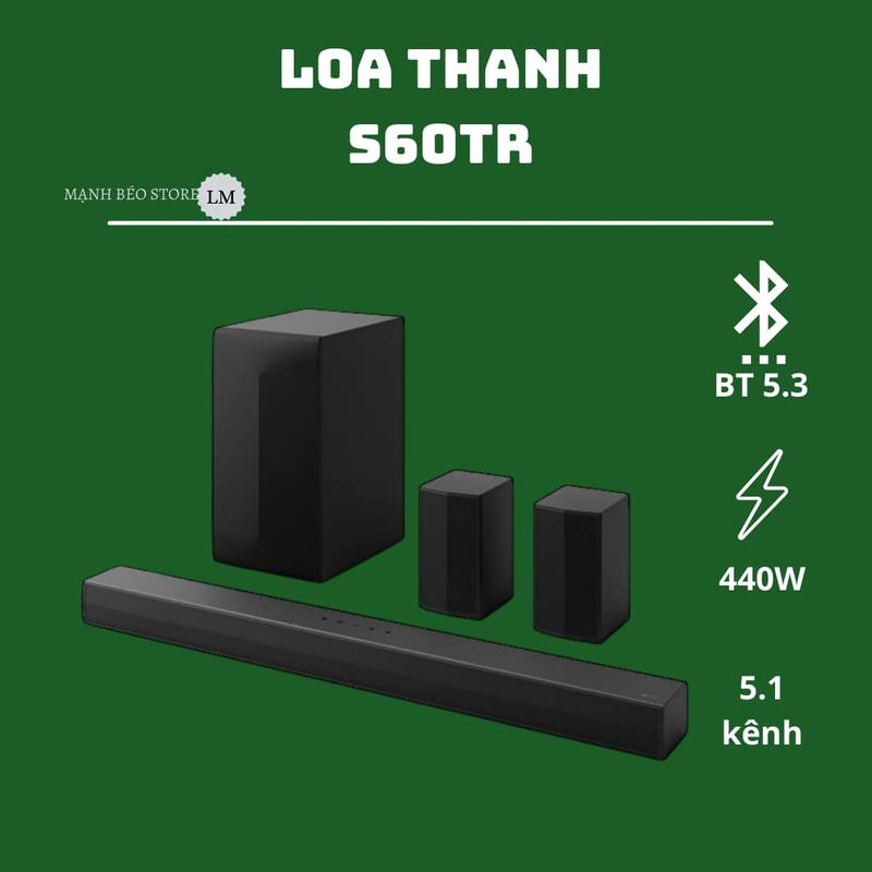 Loa Thanh Soundbar S60TR 5.1 kênh - 440W - Dolby Digital