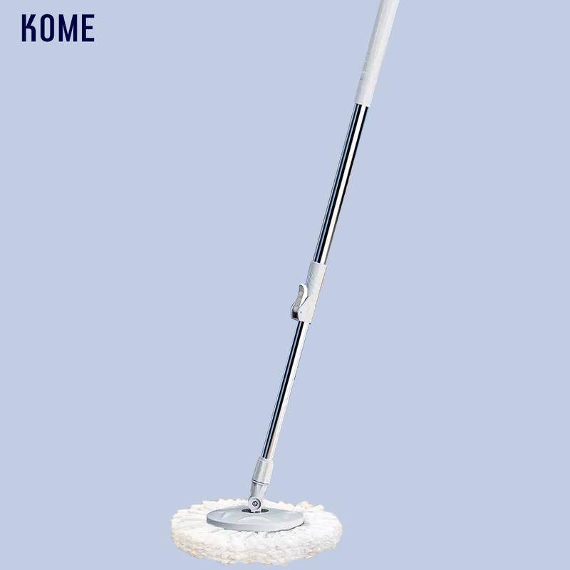 KOME Cây lau nhà xoay 360 độ cao cấp - Không bao gồm xô nhựa 