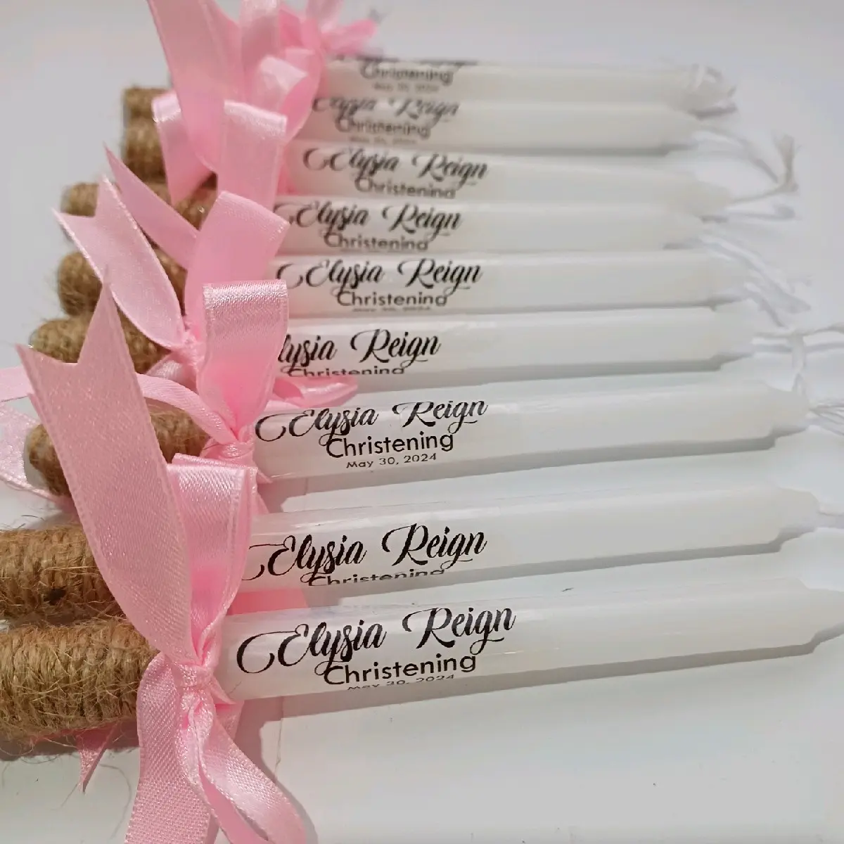 Personalized Candle for baptism / Christening