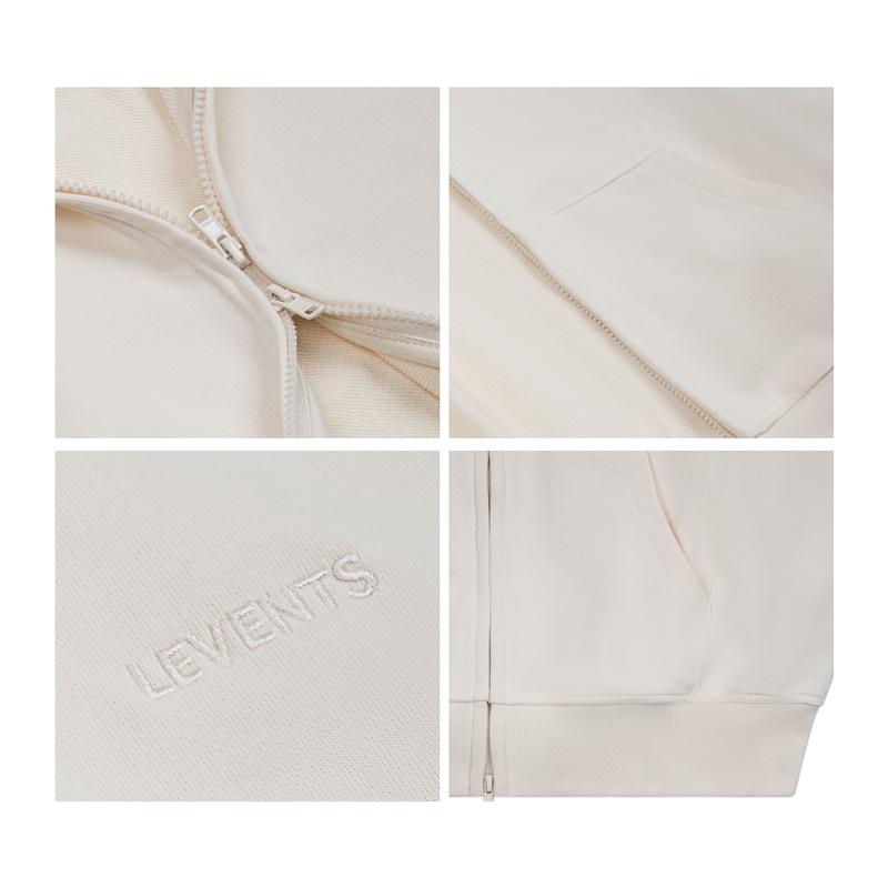 Áo Zipper Hoodie Levents Classic Boxy 2.0 Chất Nỉ Chân Cua Unisex 5