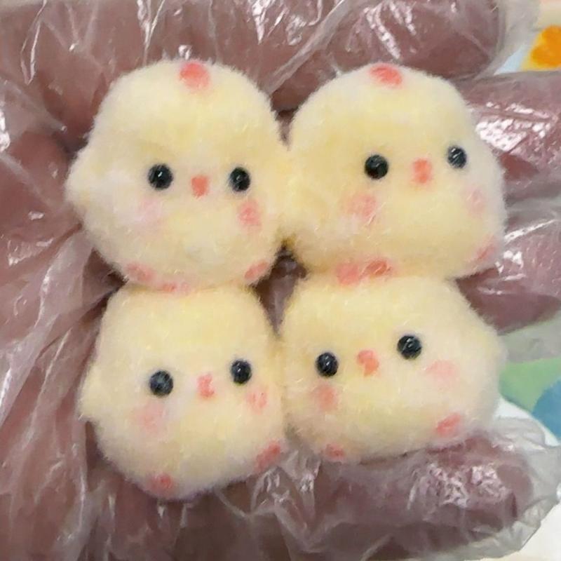 Product Introduction of QQ elastic chick pinch music decoration to send girlfriends baby pendant slow rebound decompression toy fire  breathing 7
