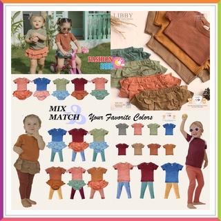 LIBBY LEGGING BABY EARTH COLOUR SERIES 0-1 TAHUN | LIBBY EASY TSHIRT | LILO SKIRT  Fashionbabies 8