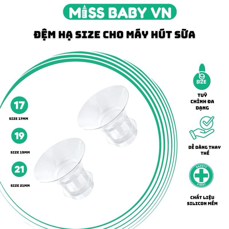 Đệm hạ size cho phễu của máy hút sữa, vắt sữa.