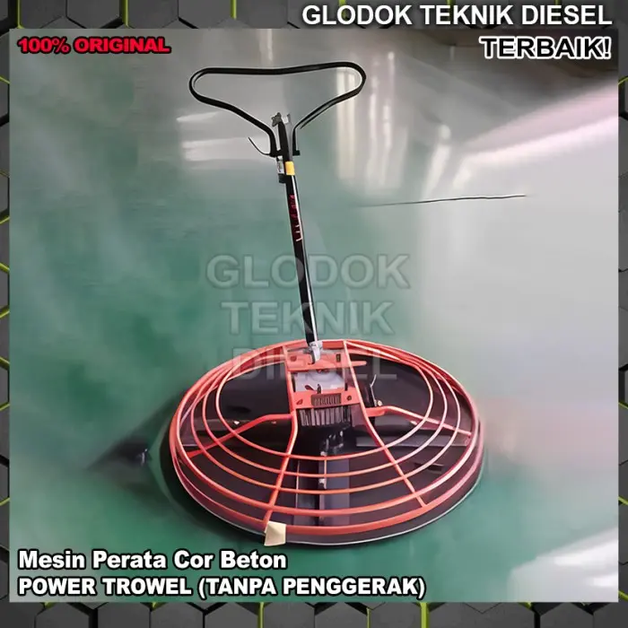 POWER TROWEL + ENGINE 6,5 HP MESIN PERATA BETON SEMEN KUALITAS TERBAIK - Tanpa Engine FREE ONGKIR