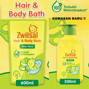Zwitsal Natural Baby Bath 2 In 1 2in1 Hair & Body 450ml / 400ml / Bath with Telon 250ml / Classic 450ml / Milk Honey 300ml / Anti Bacterial 400ml Sabun Cair Bayi