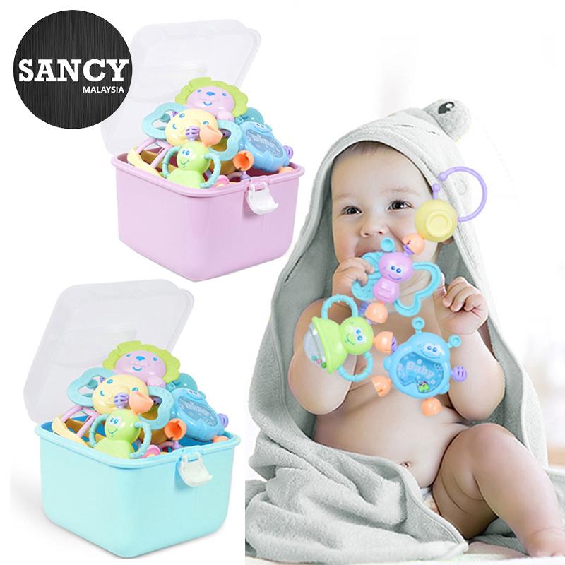 Sancy 10 In 1 Rattle Toy Newborn Colourful Teether Teeth Biting ...